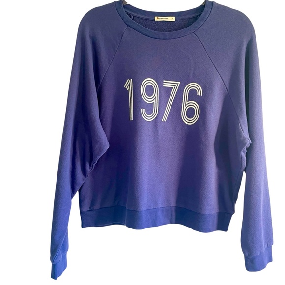 Marine Layer Periwinkle Blue 1976 Graphic Sweatshirt - Picture 3 of 16